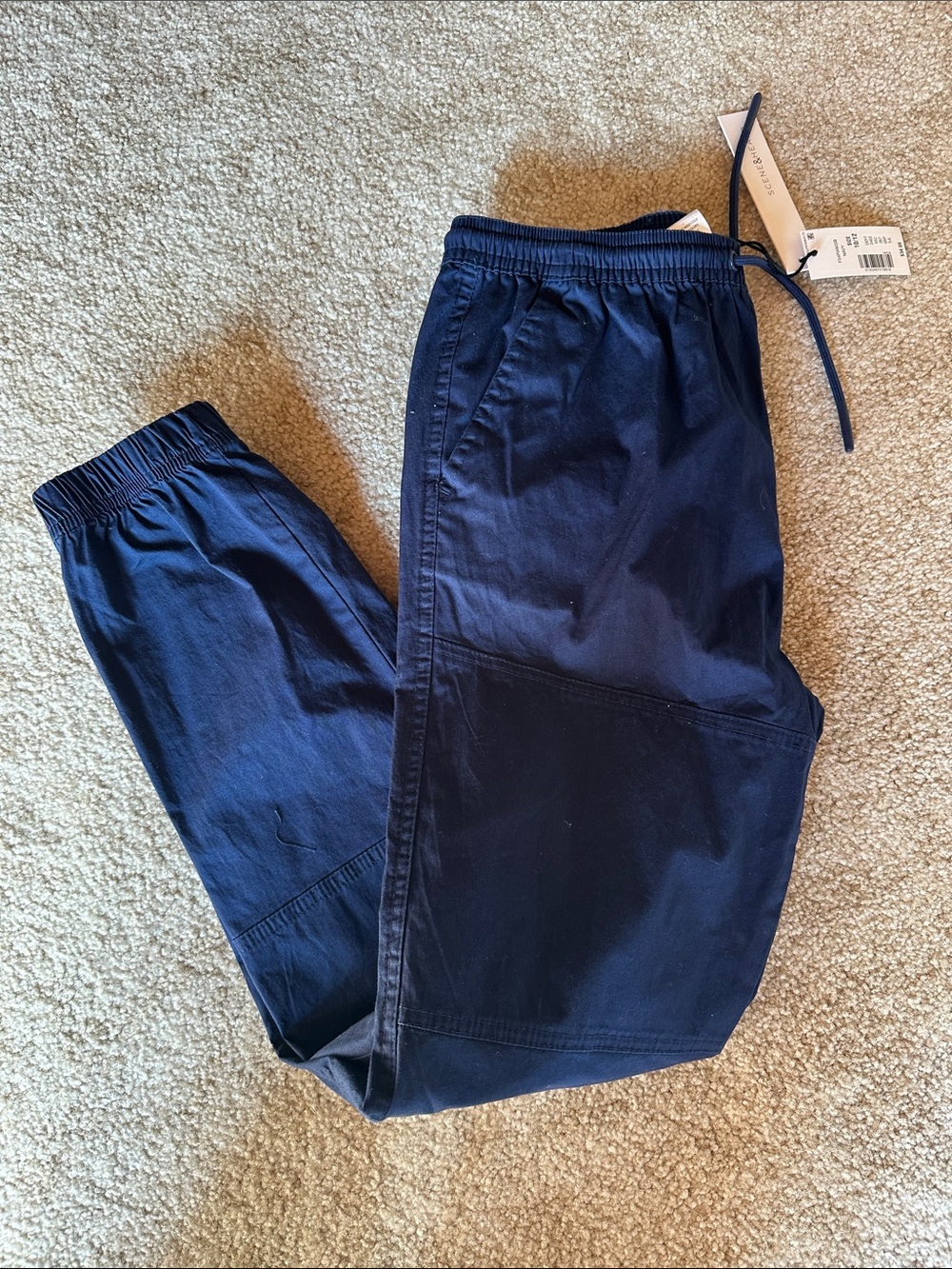 Seen and Heard boys navy joggers nwt